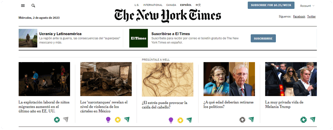 Animagion gif showing usage of Extension